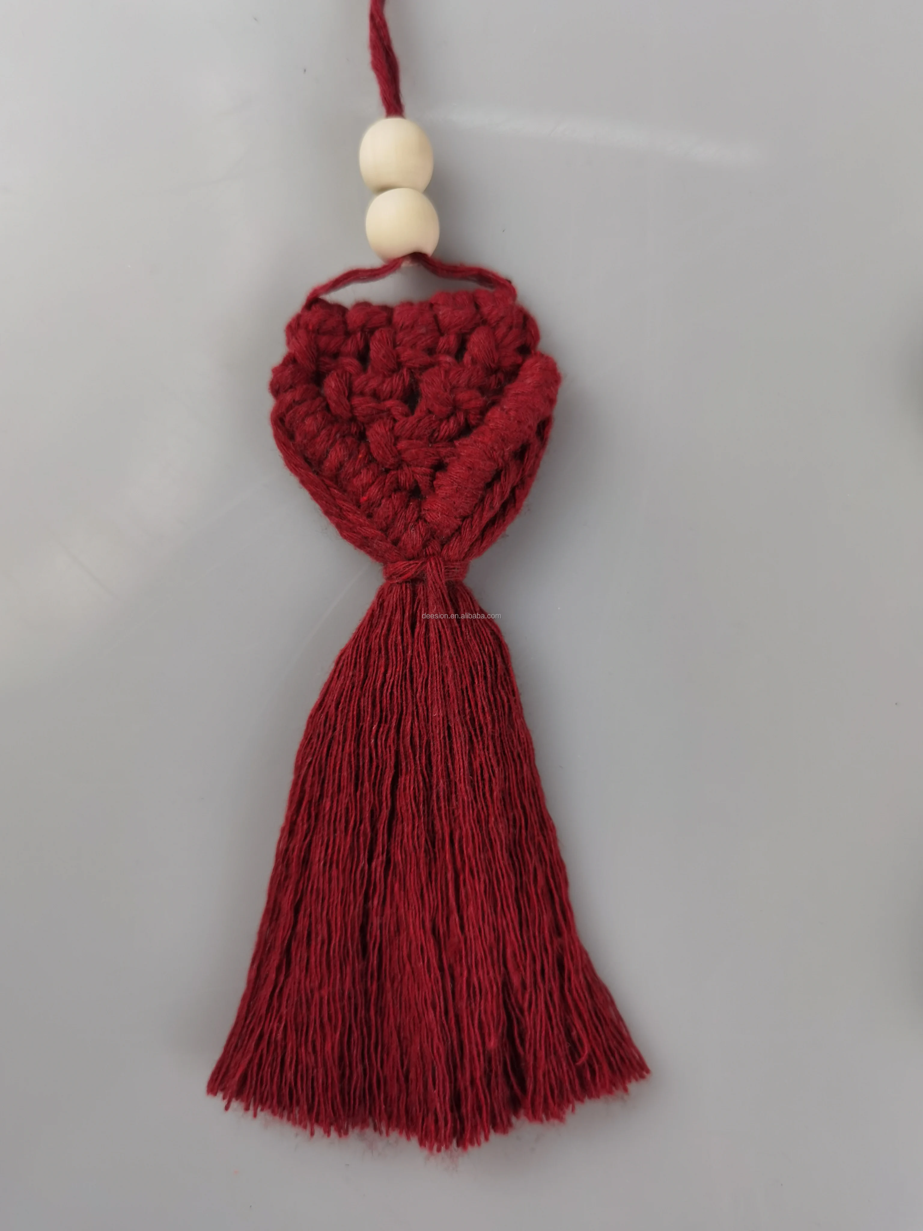 HANDMADE MINI MACRAME TASSELS FOR HOME DECORATION ANTIQUE COLOR