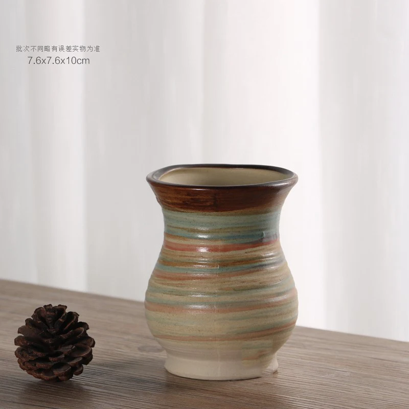 3D Hand-Painted Succulent Flower Cactus Pots Protruding Flower Pattern Planter Container Plant Pot Not Include Plants