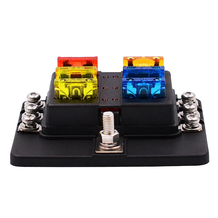 Waterproof Marine Blade Fuse Holder Box Car Fuse Block Holder With Indicator Light