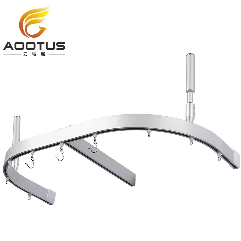 Больница высокого качества потолочный изогнутые горизонтальная направляющая для штор трек медицинский карниз для штор