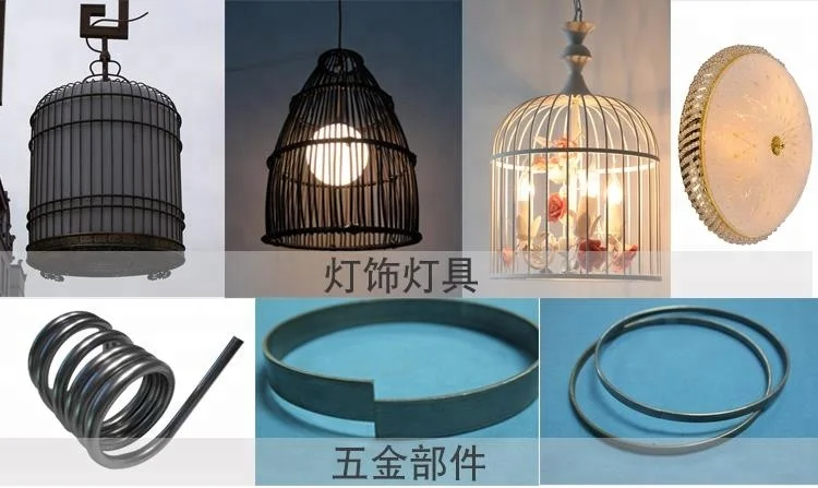 Гидравлическая стальная металлическая проволока железное Кольцо Гибка пружинная спираль Автоматическое кольцо делая машины