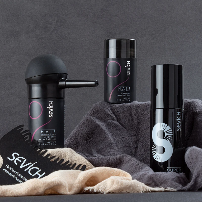 Private brand Hair Fibers for the Balding, Thinning Hair 100% Natural Texture Hair Loss Concealer