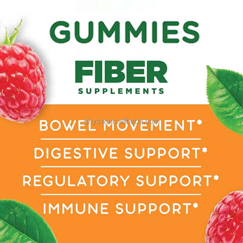 OEM Private Label prebiotic fiber gummies  Prebiotics Fiber Supplement Supports Digestive Health prebiotic fiber gummies