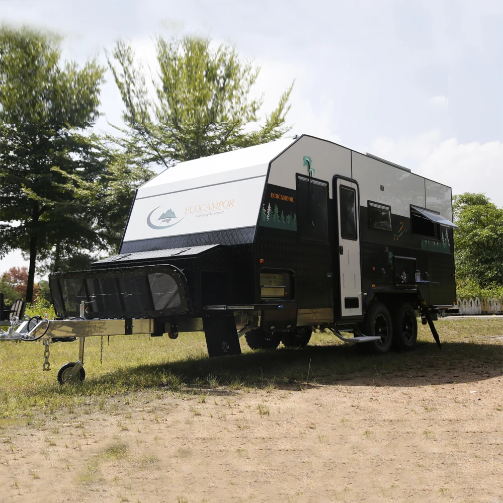 Ecocampor 19FT Off-road RV Caravan Toy Hauler Caravan
