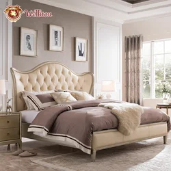 Welliton OEM & ODM роскошный набор мебели для спальни в европейском стиле A801-26 мебель для спальни классический двуспальная кровать