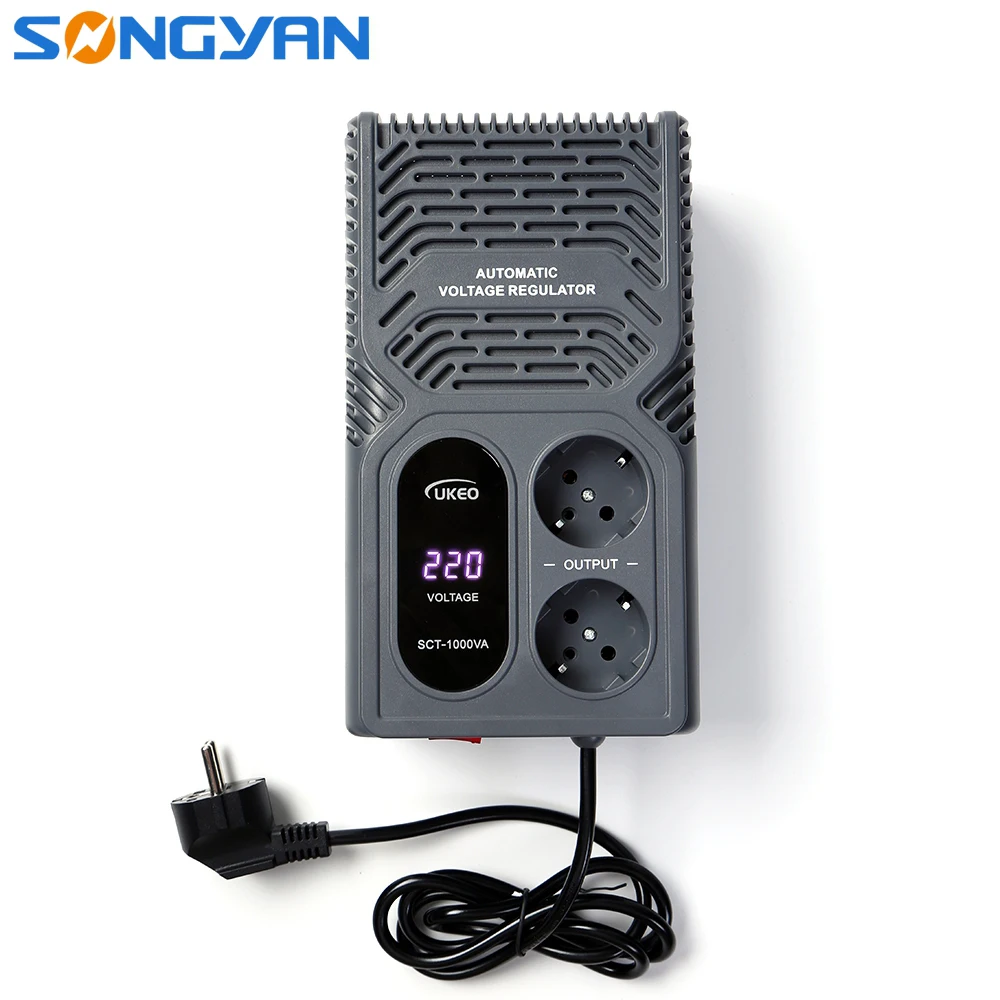 New Mini Single phase 1KVA Voltage Regulator AC Fully Automatic Socket Stabilizer Price