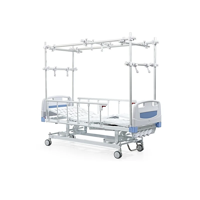 4 cranks iron orthopedic traction hospital physical therapy bed orthopedic traction frame