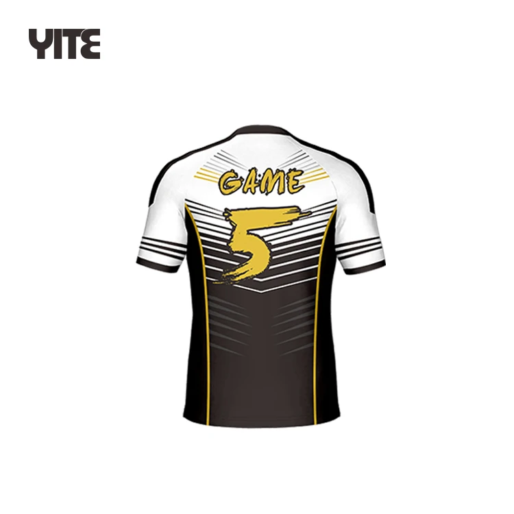 sublimation printed Free design  all over printed esports jersey  best quality sublimation printing custom jerseys esports