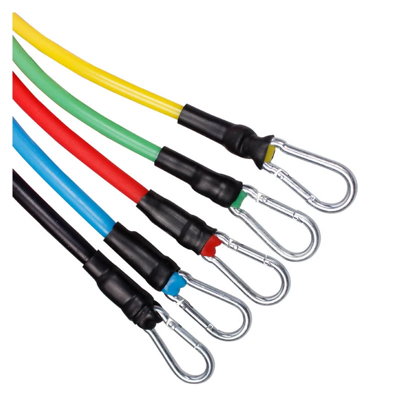 Multi-sizes Bodybuilding Elastic Exercise Long Anti-snap Resistance Bands Workout Gym Pull Up Rope With Handle For Legs And Butt