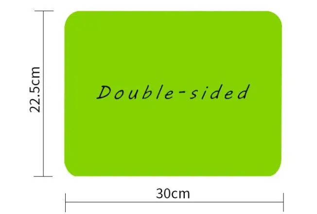 8*12 inch Eco friendly double sided colored white board dry erase student small memo lap colored white board in stock