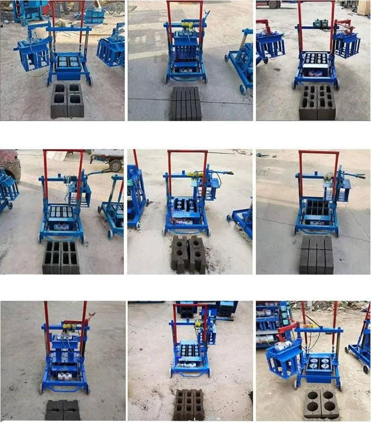 Automatic 2-45  small brick making machine semi-automatic brick press machine