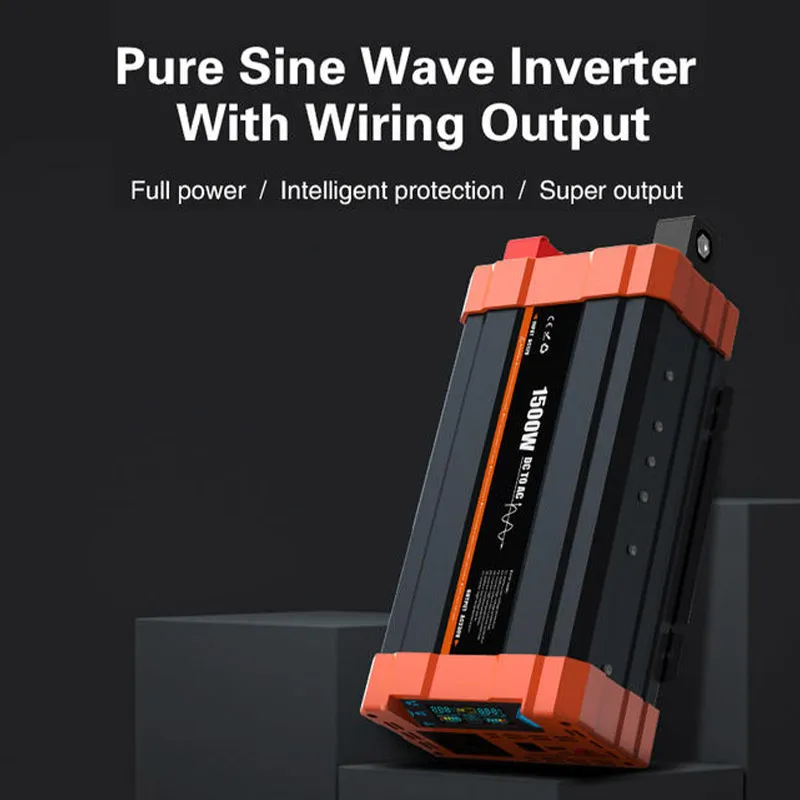 Famlinkpower Dc To Ac 12v 24v 48v To 110v 220v  Off Grid Pure Sine Wave Power Inverter 1000w 1500w 2000w 3000w Solar Inverter