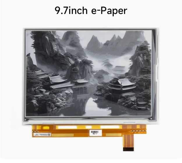 9.7-inch E-paper ink screen with black and white display supporting Raspberry Pi USB e-paper screen