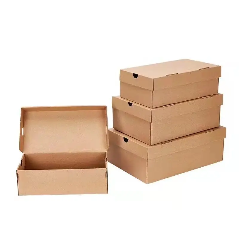 Factory Direct Sales Packaging Paper Printed Corrugated Boxes Shoes Paper Boxes With Tissue paper Mailer Shipping Box