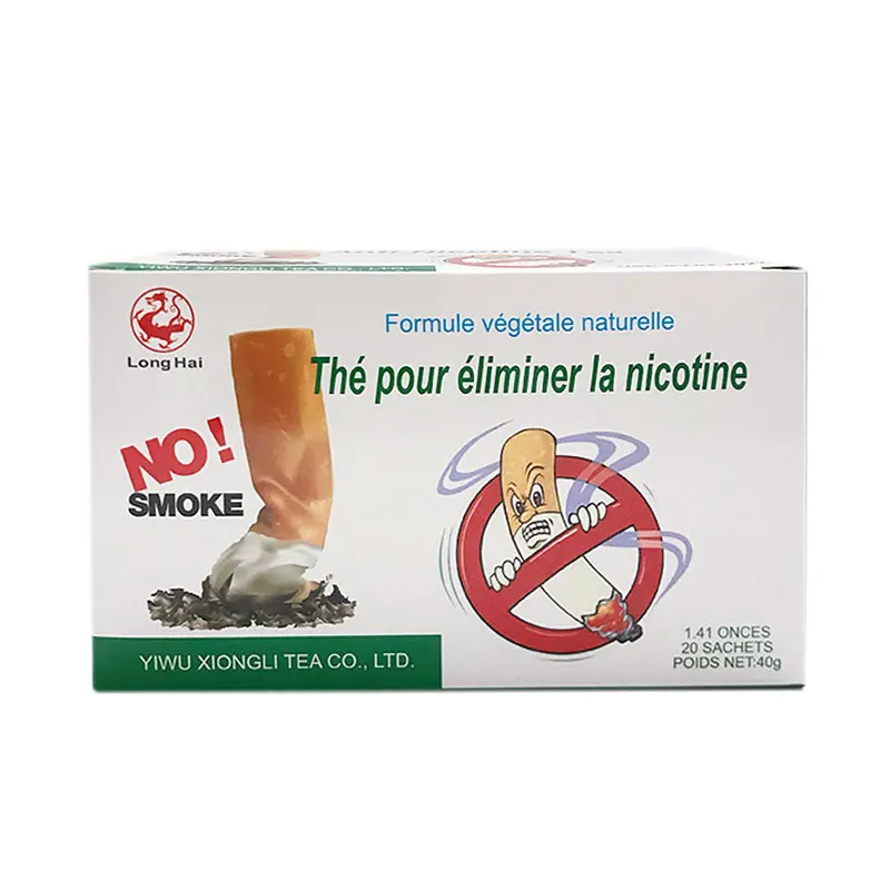 Promotional Top Quality Health Green Tea For Reducing And Degrading Smoking  anti nicotine tea