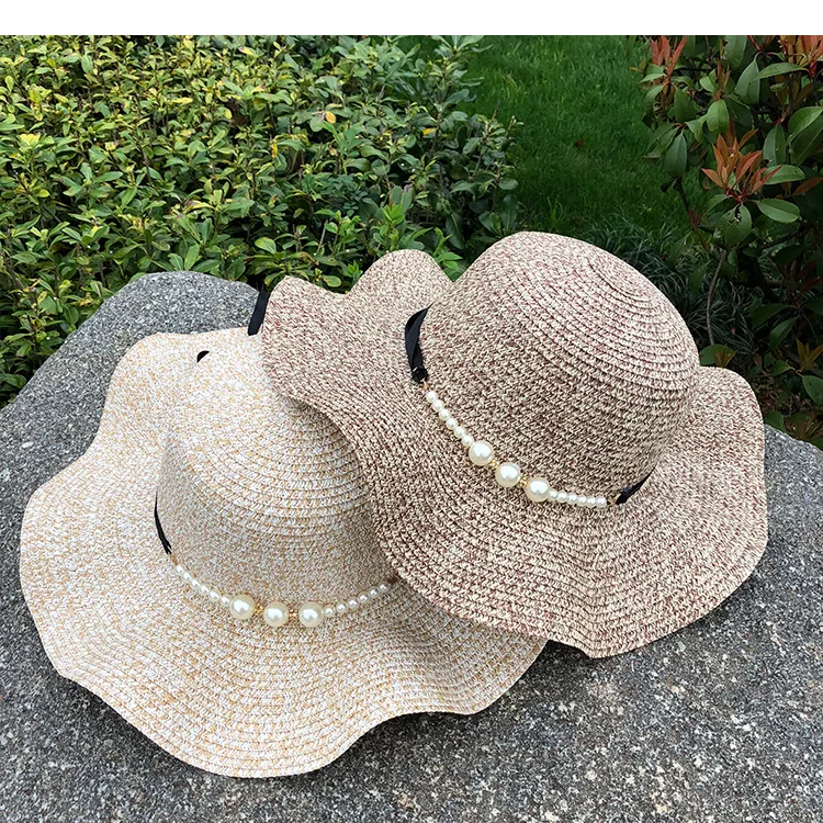 Sombrero De Paja Para Playa соломенная шляпа с широкими полями женские пляжные с цветами для детей из натурального меха мужские шерстяные шляпы 2022 Fadora