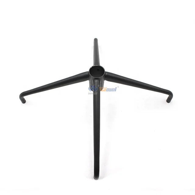 Delicate practical office furniture hardware smart accessories metal 4 leg office chair parts