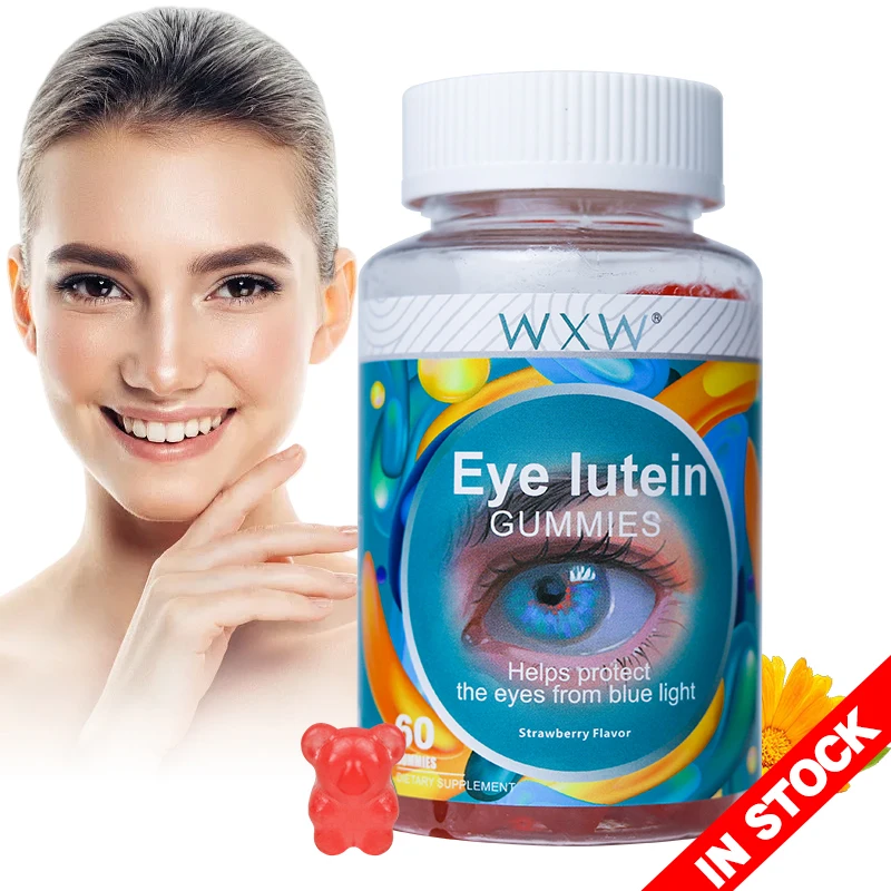 WXW Stock Eye Lutein Gummies Sight Support Eye Health Lutein Vitamins Zeaxanthin Eye Lutein Gummies