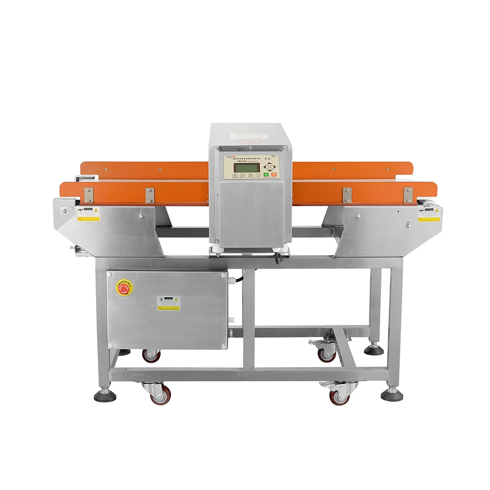 Rhing Cheap High Sensitivity Food Standard Conveyor Belt Food Factory For Leisure Food Metal Detector Factory