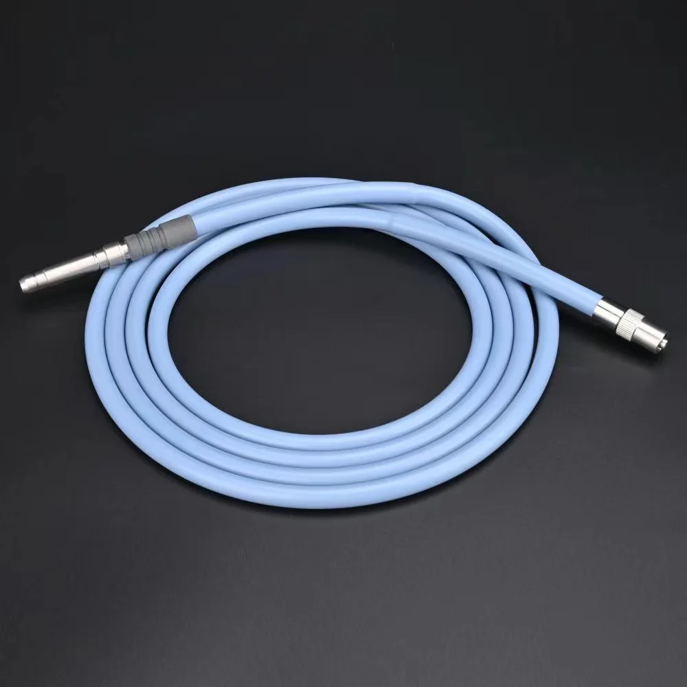 Medical Rigid Endoscope Fiber Optic Light Cable 2.5m 3.0m Endoscopy LED Light Source Guide