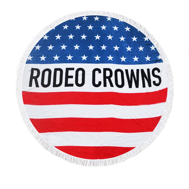 plain lightweight sand less round beach towel