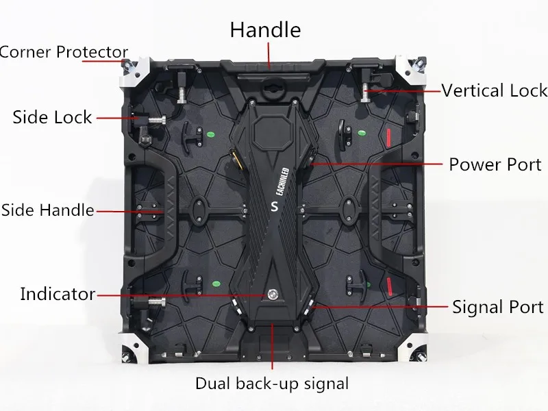
500x500mm LED Panel Screen P2.9 indoor stage rental curved LED video wall screen 