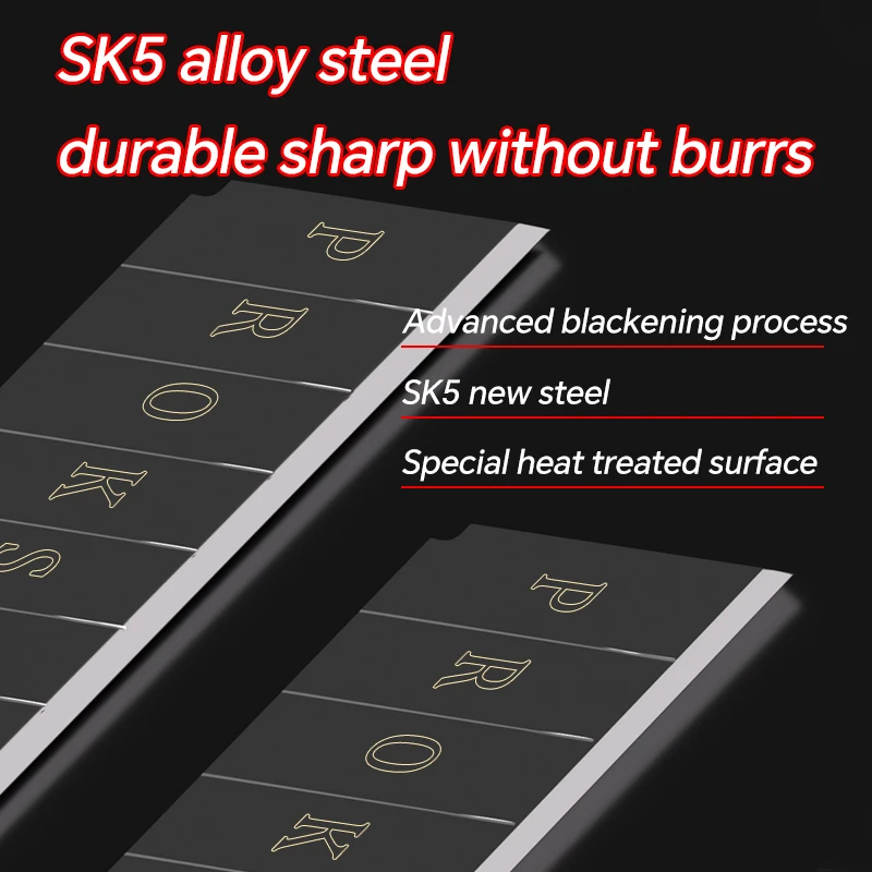 9/18mm Blades,Quality Carbon Steel Blades,Universal Blades,Utility Knife Replacement Blades,Sharp And Durable Blades