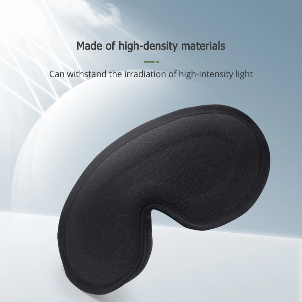 No Pressure Comfortable 3D Eye Covers for Sleeping Thick Memory Foam Adjustable Blackout 3D Eye Sleep Mask for Women & Men