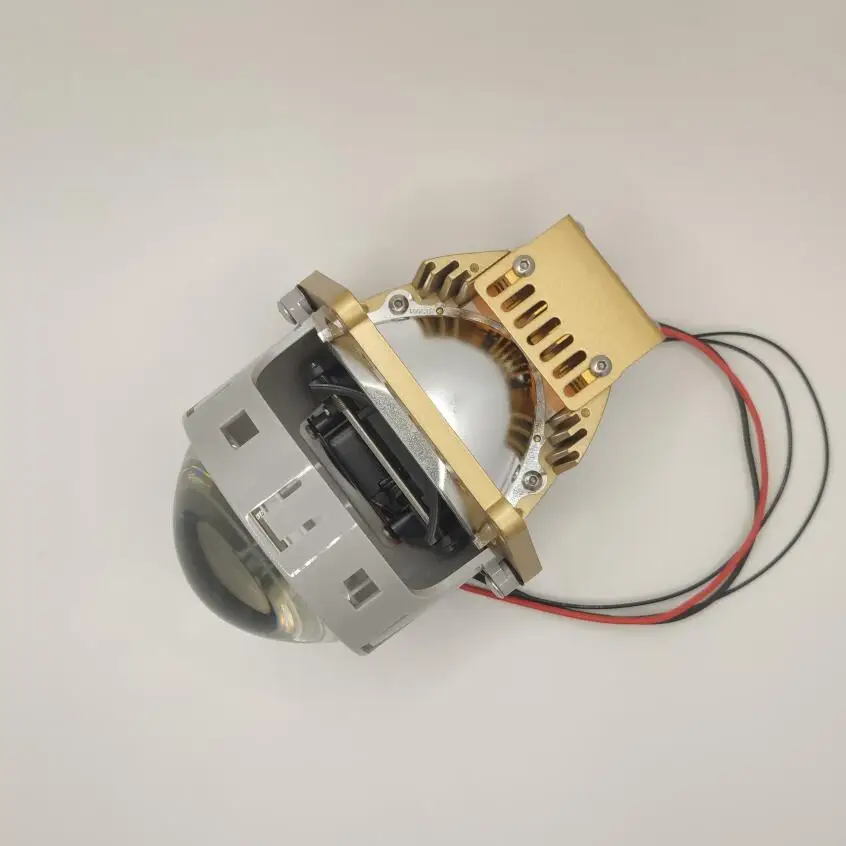BS001 3 Inches LED Projector lens 100W 10000LM 6500k Lighting focus plug and play with high low beam hydraulic fan headlight