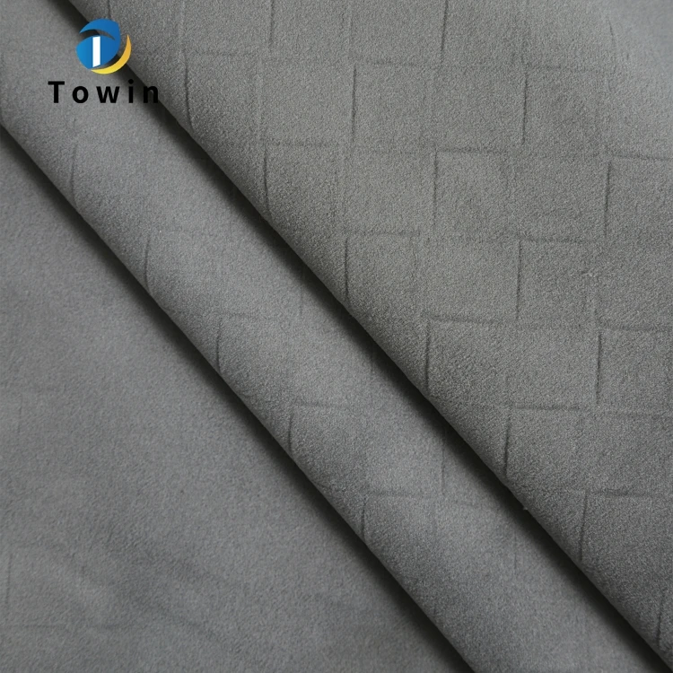 high quality custom fabric 460G upholstery diamond block embossed mosha velvet material fabric for sofa home decor