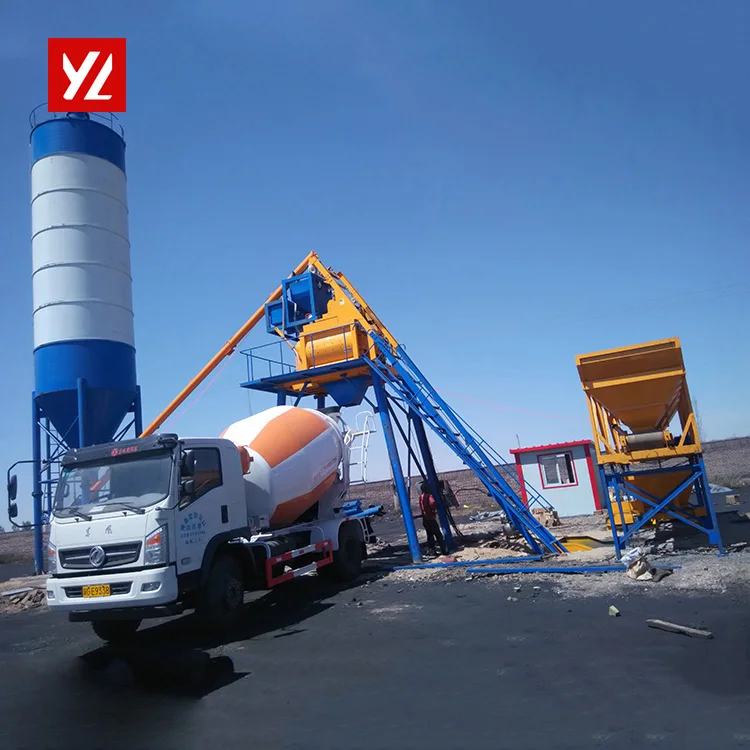 25m3 35m3 50m3 60m3 75m3 90m3 120m3 180m3 240m3 Factory Direct Sale Stantionary Concrete Batching Plant