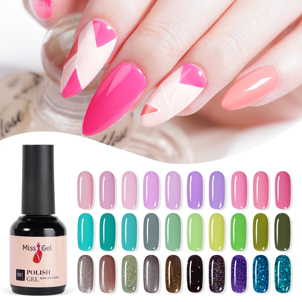 Missgel 2237 Colors Soak Off Professional Nail Supplies Custom Logo Very Good Create Your Own Brand UV Nail Gel Polish