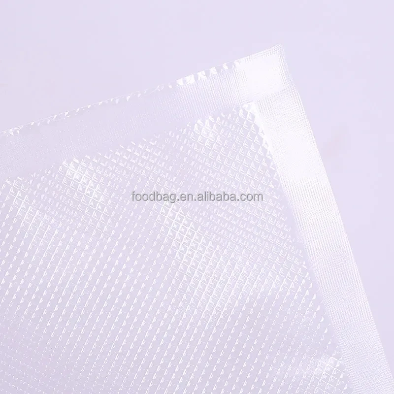 Custom Size Plastic Pouch Packaging Clear Resealable Food Grade Vacuum Seal Bags For Food