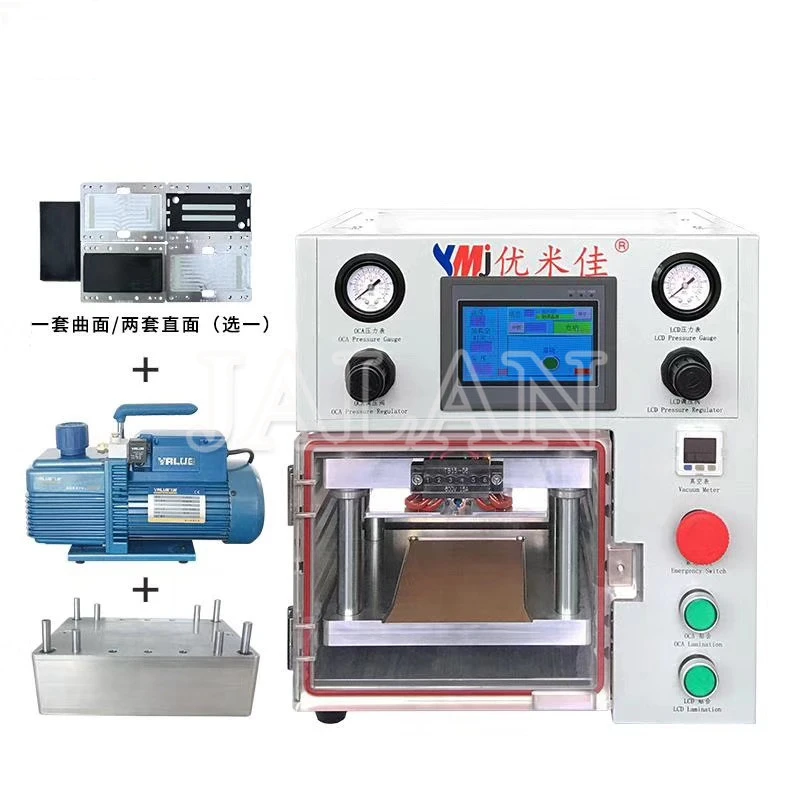 ymj oca laminator machine for 11Promax 11Pro 11 Xsmax Xs XR X for samsung note10plus lcd screen repair glass oca laminating