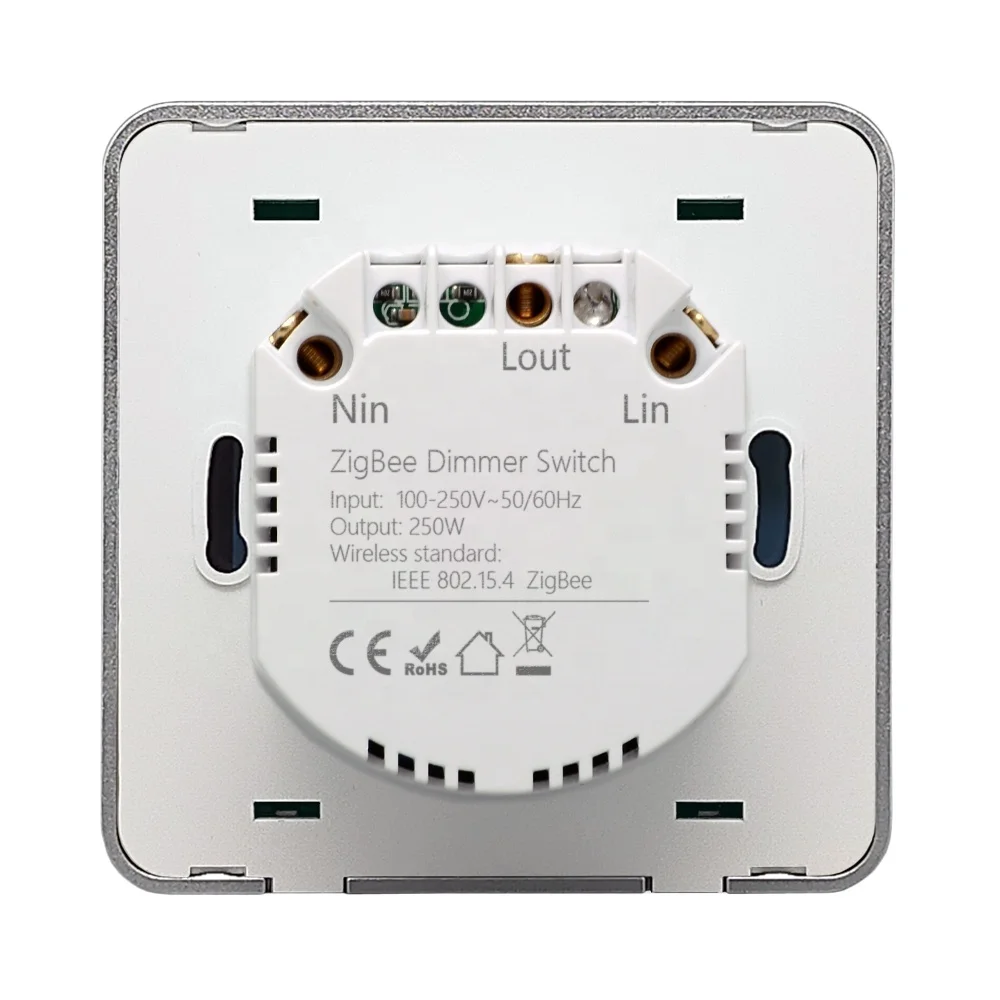 T2-Z61 EU Standard Tuya Smart Zigbee Touch Dimmer Switch for Led Lights