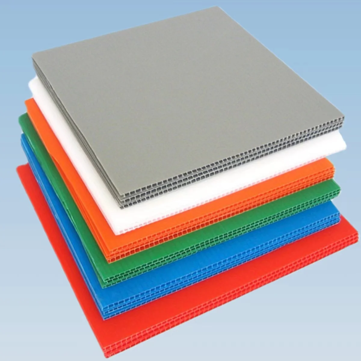 Custom Waterproof Pp Correx Corrugated Plastic  pp hollow Sheet plastic packaging pp board