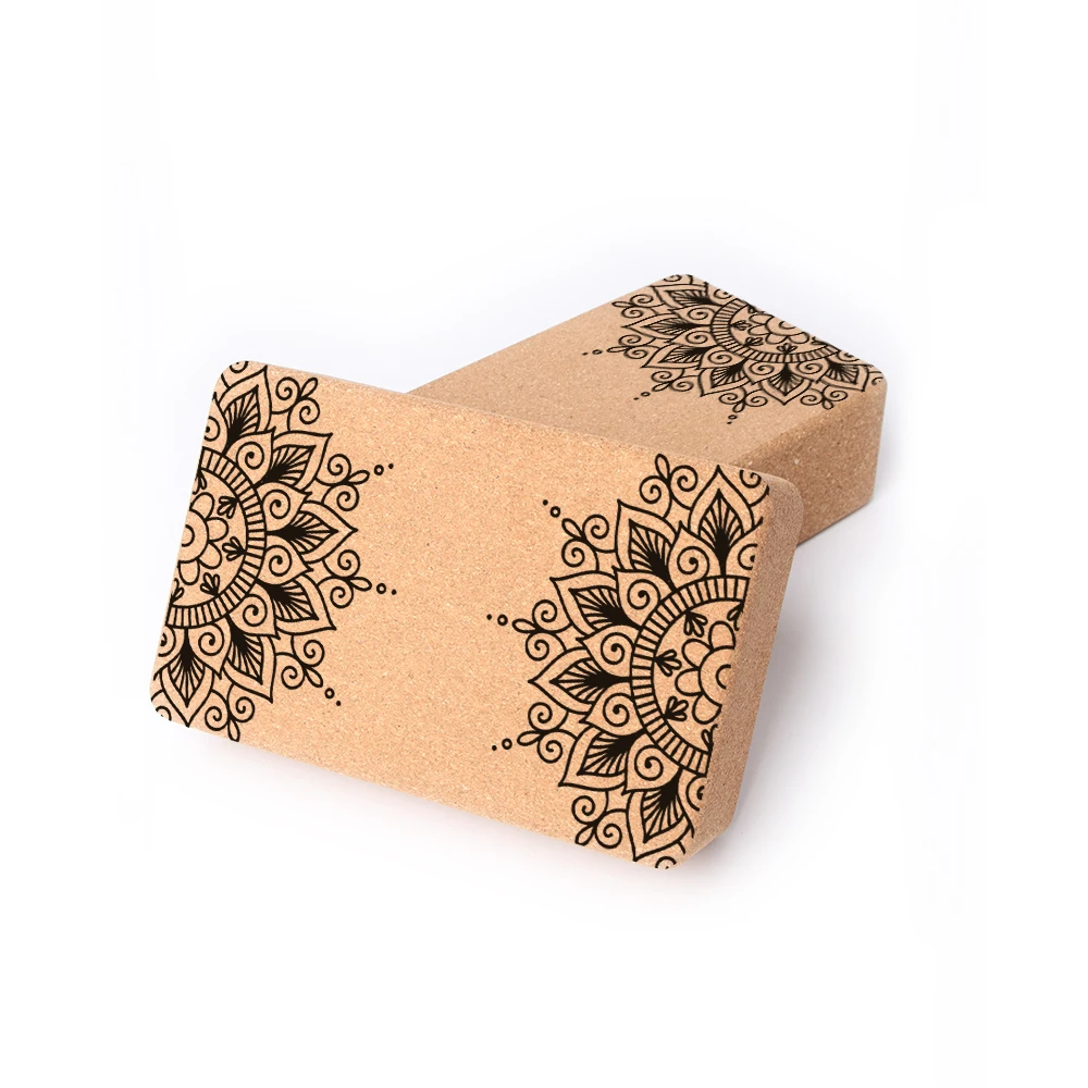 Wholesale strong pressure resistant Cork Yoga Block Brick