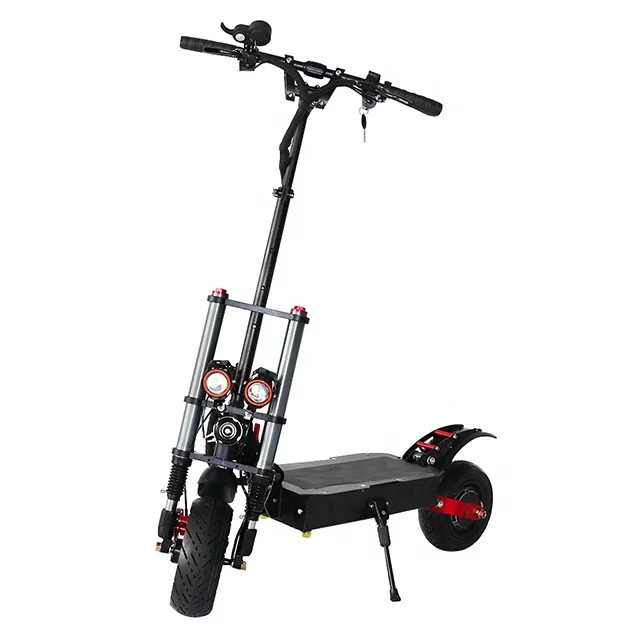 60V 5600W Dual Motor Powerful Two Wheel 11 Inch Fat Tire Off Road Electric Scooter