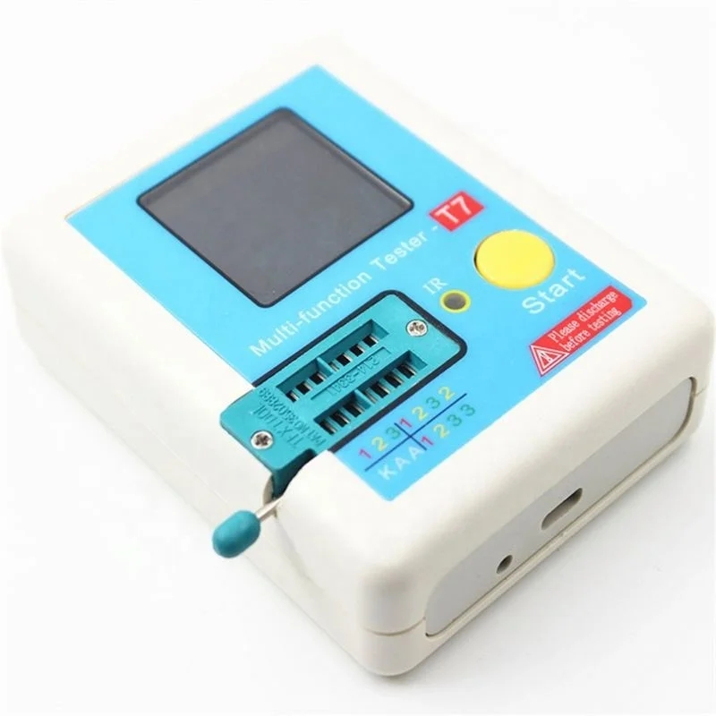 LCR T7 High Quality New LCR T7 High Speed Transistor Tester Full Color Screen Graphic Display Multifunction Tester