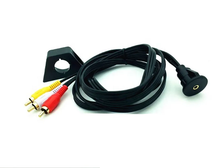 2 м 3 RCA Мужской до 3,5 мм Женский Расширение заподлицо кабель крепление на приборную панель кабель