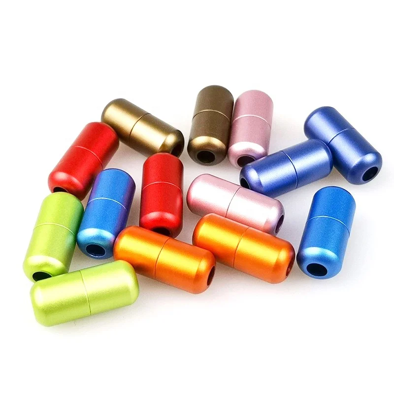 Metal Capsule Lace Buckle Lock With Elastic Shoe Laces For Adults, Kids, Elderly