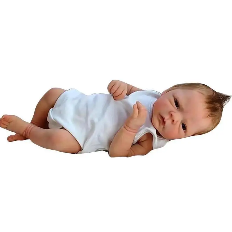 Juguete 46cm Silicone Reborn Baby Doll Fashion Doll Toys