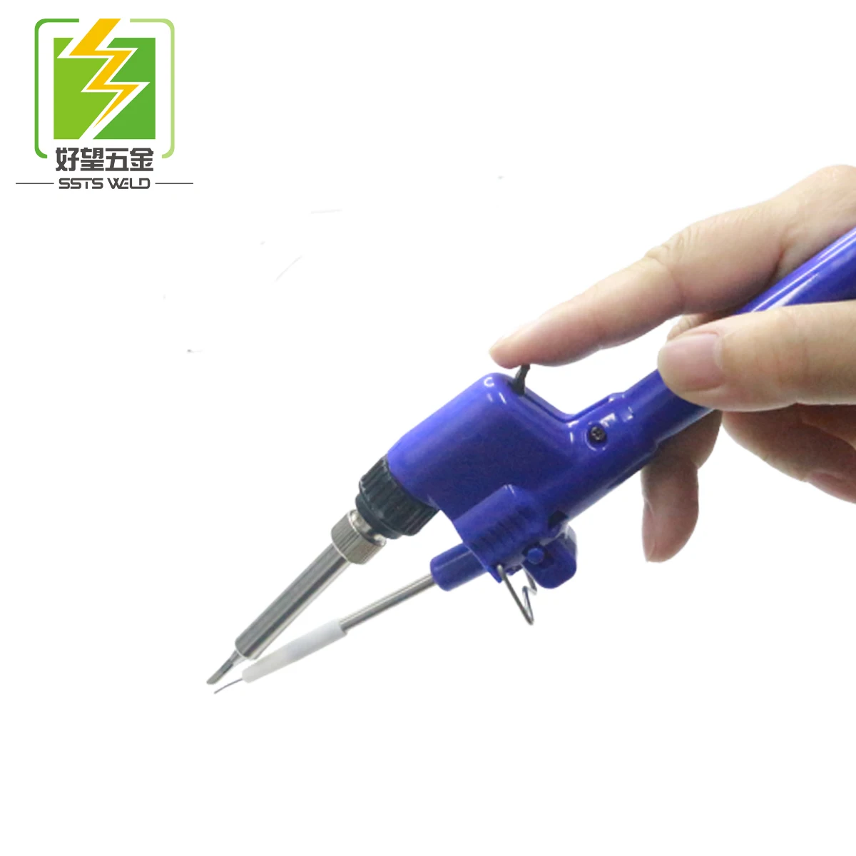 
Soldering Iron Internal Heating 60W Plug Optional Rework Welding Gun Tool operating by only one hand SSTS-SI-BZD01 