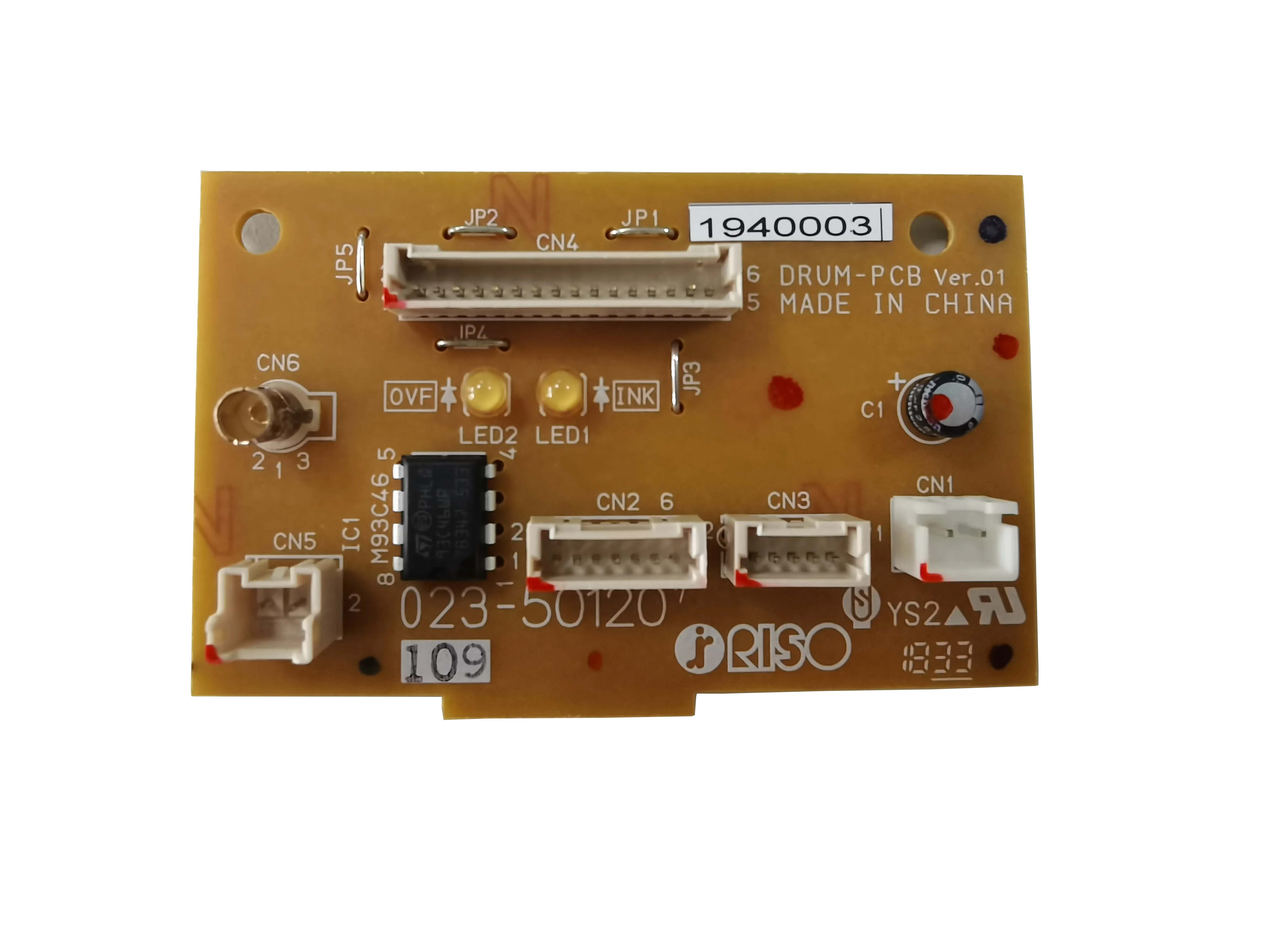 High Quality DRUM CONTROL PCB For Use in Riso RV RZ EV EZ Duplicator Parts