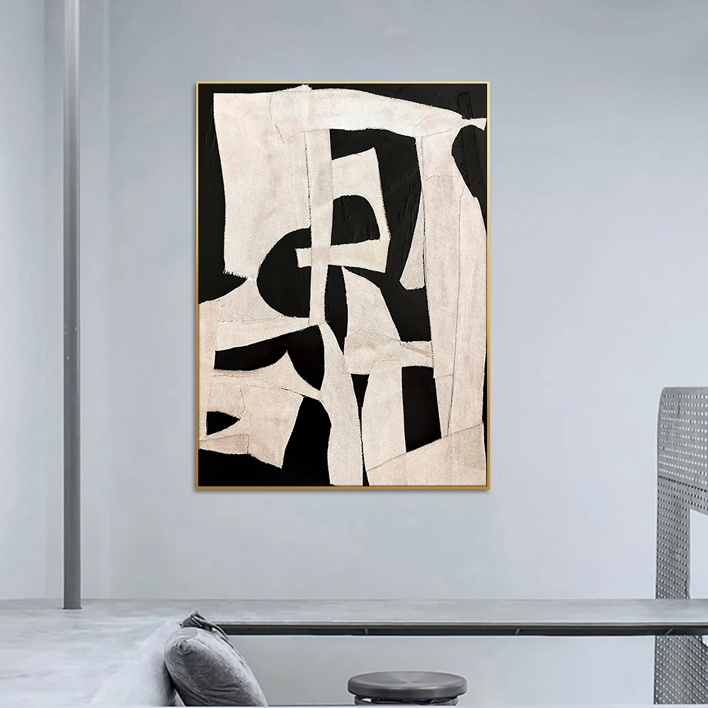 Huamiao Modern Wall Art Decor Impressionist Painting For Living Room Decorative Hand Oil Painting On Canvas
