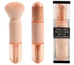 Telescopic Makeup Brushes 4 In 1 Portable Soft Brush For Eyeshadow Powder Foundation Blush Cosmetic