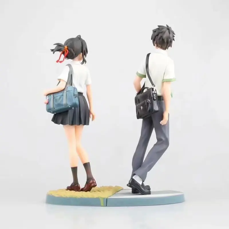 Movie Your Name Tachibana Taki & Miyamizu Mitsuha Cartoon Toys Wholesale Japanese Figure Set anime action figures