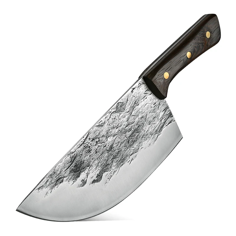 8.3 Inch Professional Ultra sharp Meat Cleaver Hand Forged Boning Tools Butcher Fillet Vegetable Camping BBQ Chef Knives Kitchen