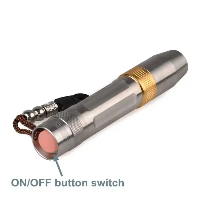 Professional UV White & Yellow LED Torch 395nm 365nm for Jewelry Jade Amber Money Detection Flashlight