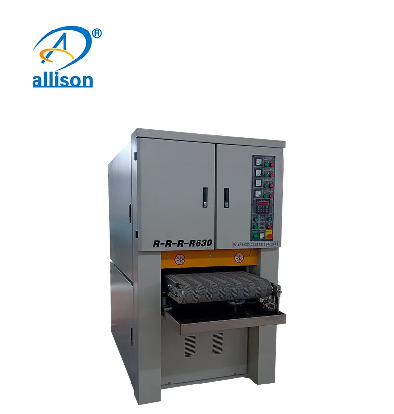 High Quality Wide Belt Brush Sander Water Metal Sanding Machine